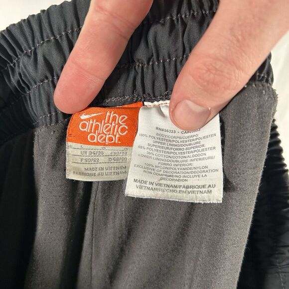 Nike Athletic Department Joggers Men's Large Grey Pockets Embroidered Logo - Picture 10 of 12